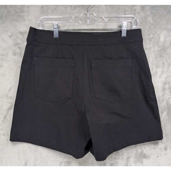 SPANX Polished 6" On the Go Shorts Women M Black 20370R Pockets Tummy Control - Picture 2 of 5